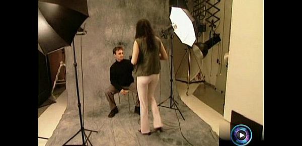  Bea the photographer getting laid with her model Dave Pounder